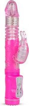 EasyToys Stotende Rabbit Vibrator - G Spot Stimulator - Clitoris Stimulator - Realistische Tarzan Vibrator - Roze