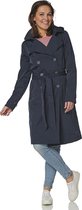 Madrid soft touch trench coat midnight blue -XXL