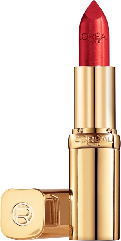 L’Oréal Paris Color Riche Satin Lipstick - 152 a La Mode - Rood - Verzorgende, Lippenstift verrijkt met Arganolie - 4,54 gr