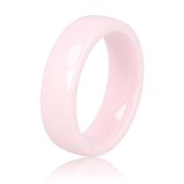 My Bendel - Stijlvolle 6 mm roze ring - Mooi blijvende roze ring - Draagt heerlijk en onbreekbaar - Met luxe cadeauverpakking