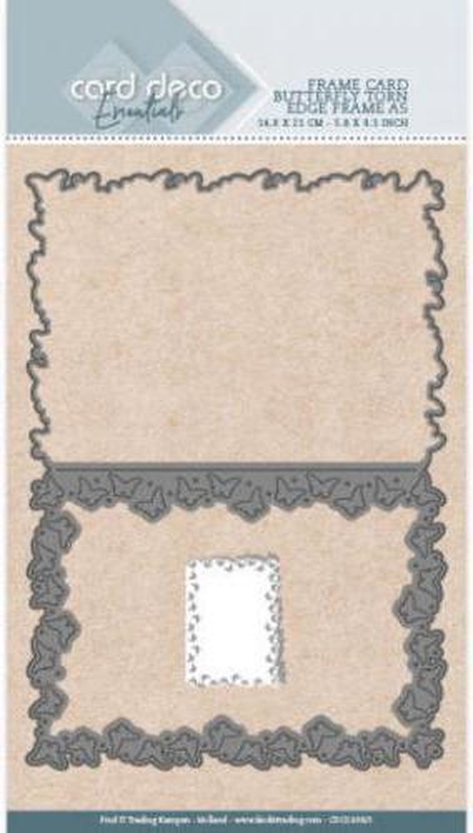 A5 Butterfly Torn Edge Cutting Dies by Card Deco Essentials