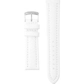 Morellato Horlogebandje - Morellato horlogeband U3689 Kuga - leer - Wit - bandbreedte 20.00 mm