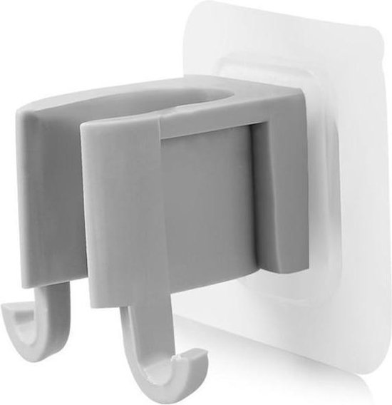 Draagbaar zelfklevend rek voor douchekop met sproeier, houder, plank