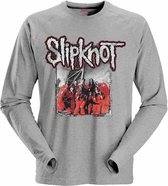 Slipknot Longsleeve shirt -M- Self-Titled Grijs