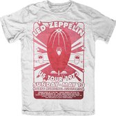 Led Zeppelin - Mobile Municipal Heren T-shirt - M - Wit
