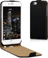 kwmobile hoesje voor met Apple iPhone 6 / 6S - Flip cover met magnetische sluiting in zwart