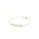 Tavirozsa Zilveren armband dames  –  Zilver – 17+2cm - naam armband - Moeder dochter armband