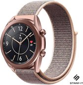 Strap-it® Samsung Galaxy Watch 3 - 41mm nylon bandje - pink sand