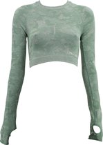 Dames Sport-Top Camo Green  M