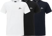 Malelions Small Signature 3-Pack - White/Black/Navy - XXS