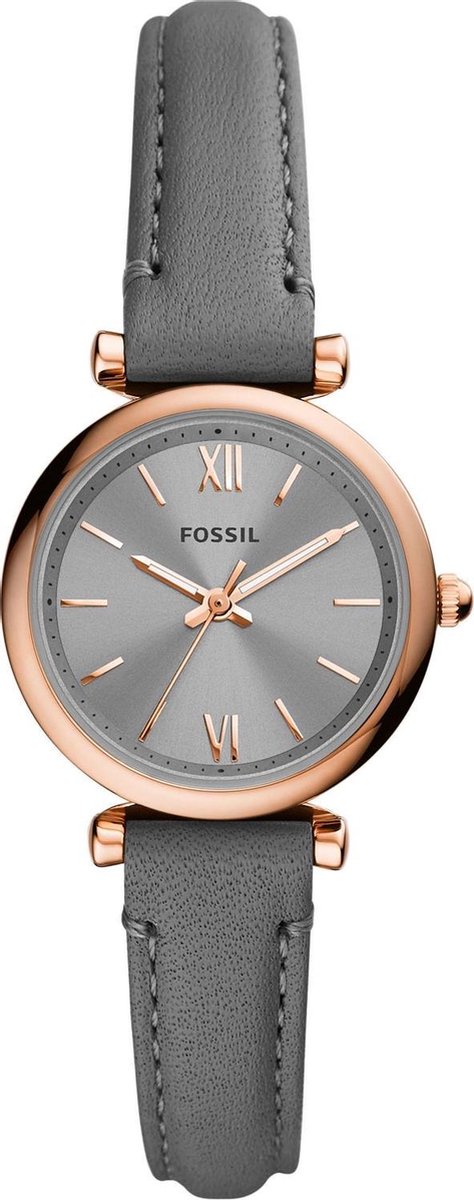 Fossil Carlie Mini ES5068 Horloge 28 mm - Grijs
