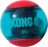 Kong squeez action rood - 8,5x8,5x8,5 cm - 1 stuks
