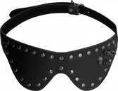 Ouch! Skulls and Bones - Eye Mask with Skulls & Spikes - Black