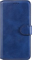 Voor Vivo Y9s / S1 Pro klassieke kalfsstructuur PU + TPU horizontale flip lederen tas, met houder & kaartsleuven en portemonnee (blauw)