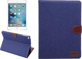 Voor nieuwe iPad 9,7 inch iPad air (IPAD5) & IPAD air2 (IPAD6) Universele denim doek textuur oppervlak Horizontale flip lederen beschermhoes met houder & kaartsleuven & portemonnee & slaap (d