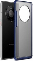 Voor Huawei Mate 40 Pro Plus Vierhoekige schokbestendige TPU + pc-beschermhoes (blauw)