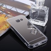 Voor Galaxy J3 Prime Acryl + TPU Galvaniserende Spiegel Beschermende Cover Case (Zilver)