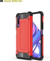 Magic Armor TPU + PC Combinatie Case voor Huawei Honor 9X / 9Xpro (Rood)