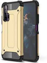 Magic Armor TPU + PC Combinatie Case voor Huawei Honor 20 Pro (Goud)