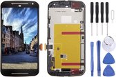 Let op type!! 3 in 1 (LCD + Frame + Touch Pad) Digitizer Assembly for Motorola Moto G2(Black)