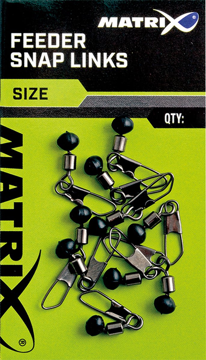 Matrix Feeder Snap Links - Maat 14 - Zwart van Matrix — afbeelding 2