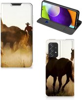Bookcase Geschikt voor Samsung Galaxy A52 5G Enterprise Editie | A52 4G Smart Cover Cowboy