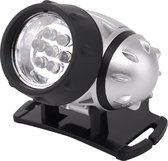 LED Hoofdlamp - Igory Heady - Waterdicht - 20 Meter - Kantelbaar - 7 LED's - 0.54W - Zilver | Vervangt 6W