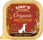 Lily's kitchen dog organic beef supper - 11x150 gr - 1 stuks