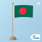 Tafelvlag Bangladesh 10x15cm | met standaard