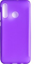 Effen kleur matte TPU zachte beschermhoes voor Huawei P30 Lite (paars)