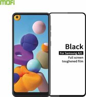 Voor Samsung Galaxy A21 MOFI 9H 2.5D Volledig scherm Gehard glasfilm (zwart)