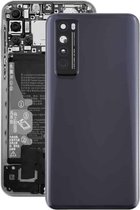 Originele batterij achterkant met cameralensafdekking voor Huawei Nova 7 5G (zwart)