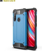 Voor Xiaomi Redmi Note 8T Magic Armor TPU + pc-combinatiebehuizing (blauw)