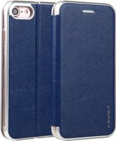 Voor iPhone 6 Plus & 6s Plus CMai2 Linglong Series PC + PU horizontale flip lederen tas met houder en kaartsleuf (koningsblauw)