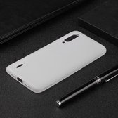 Voor Xiaomi Mi CC9 Candy Color TPU Case (wit)