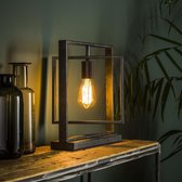 Tafellamp 1-Lichtbron - Metaal - Vierkant - Draaibaar - Lamp Turn Square - Giga Meubel
