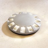 Lindby - LED inbouwspot - 1licht - aluminium, kunststof - H: 7.4 cm - zilver (RAL 7036) - Inclusief lichtbron