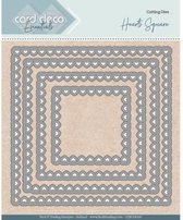 Card Deco Essentials - Nesting Dies - Bullet Hearts Square