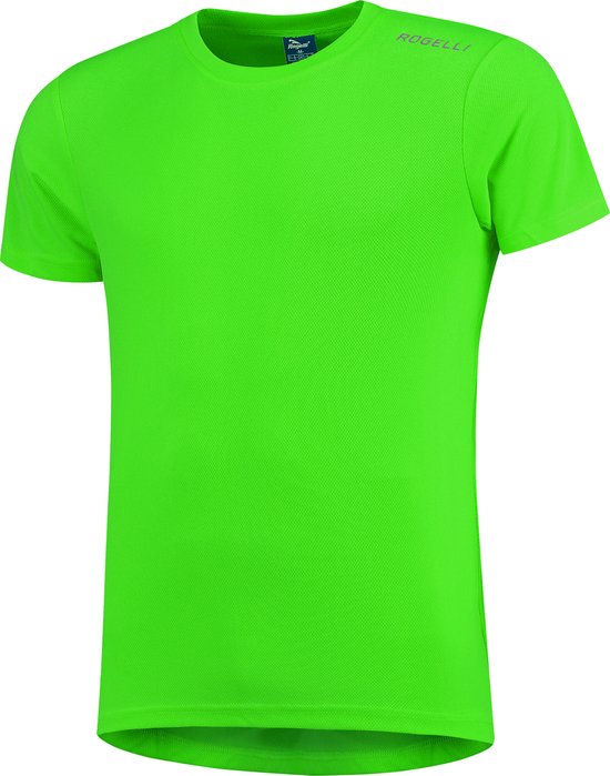 Rogelli Promo Sportshirt - Korte Mouwen - Heren - Groen - Maat 2XL