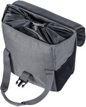 Fietstas Basil GO Single Bag 16 liter 33 x 17 x 41 cm - grijs