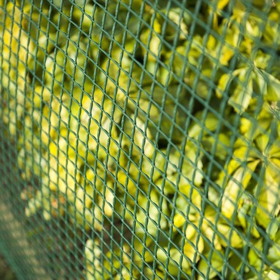 Nature - Tuinhek gaas - 1 x 3m - Groen - vierkante 10 x 10mm mazen - Nature