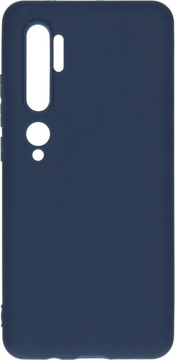 Xiaomi Mi Note 10 Pro / Mi Note 10 Hoesje Siliconen - iMoshion Color Backcover - Donkerblauw