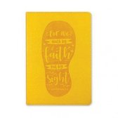 Schrijfdagboek lux leather for we walk by faith