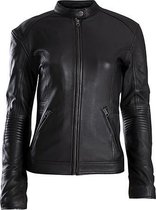 CLAW Joy lady`s leder dames motorjack  - leren motorjas voor vrouwen - zwart - Maat 3XL