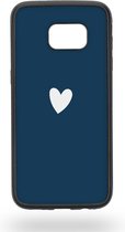 Blue heart Telefoonhoesje - Samsung Galaxy S7 Edge