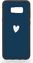 Blue heart Telefoonhoesje - Samsung Galaxy S8+