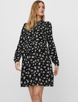 Vero Moda VMSAGA LS SHORT DRESS - Black Black