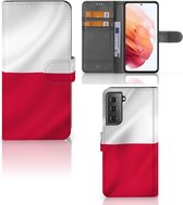 Smartphone Hoesje Geschikt voor Samsung Galaxy S21 Bookcase Polen