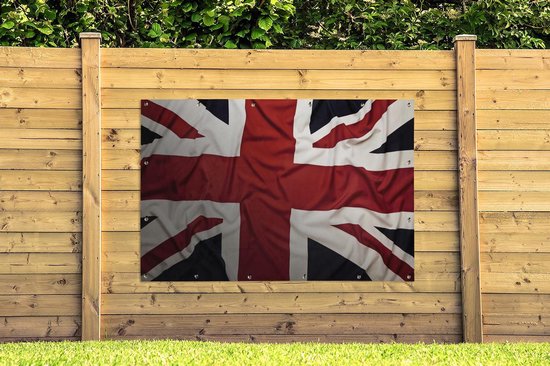 Le drapeau de la Groot Poster jardin 180x120 cm - Toile de jardin / Toile d'extérieur / Peintures d'extérieur (décoration de jardin) XXL / Groot format!