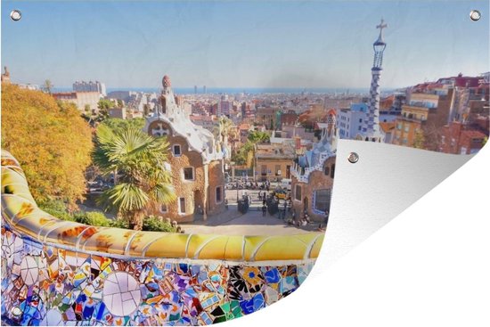 Het Park Guell Buitencanvas